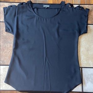 Express black dress top